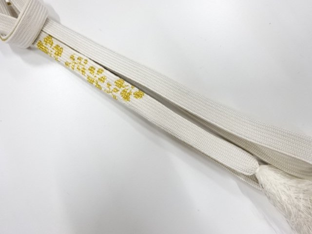 JAPANESE KIMONO / HAND-TIED OBIJIME