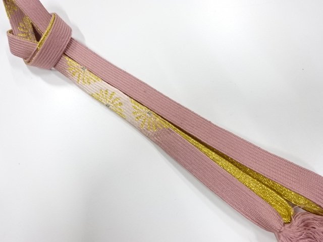 JAPANESE KIMONO / HAND-TIED OBIJIME