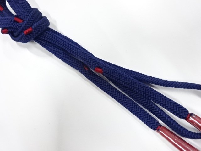 JAPANESE KIMONO / UNUSED HAND-TIED OBIJIME