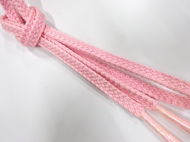 JAPANESE KIMONO / UNUSED HAND-TIED OBIJIME