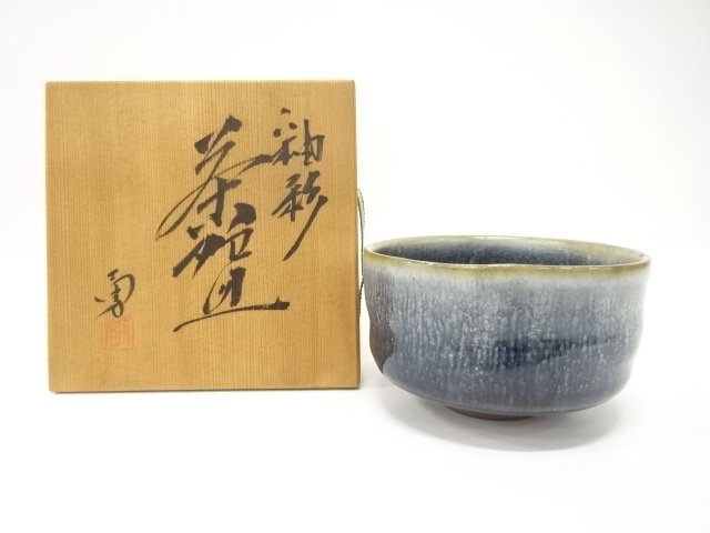 JAPANESE TEA CEREMONY / TEA CHAWAN / GLAZED / ARTIST WORK