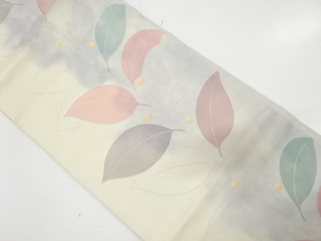 JAPANESE NAGOYA OBI / WOVEN PLANTS