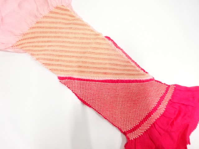 JAPANESE KIMONO / OBIAGE / SHIBORI