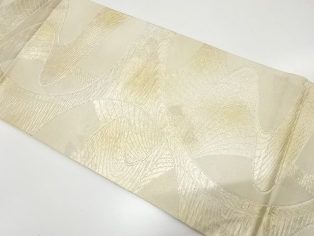 アンティーク　流水模様織り出し袋帯（材料）
