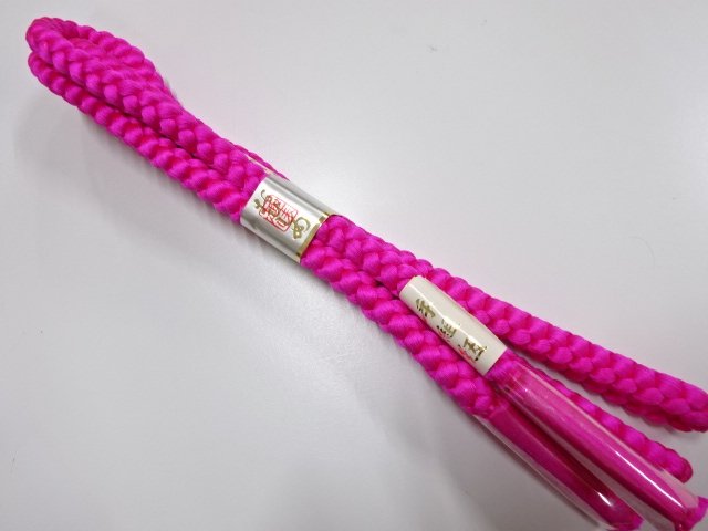 未使用品　正絹　手組帯締め