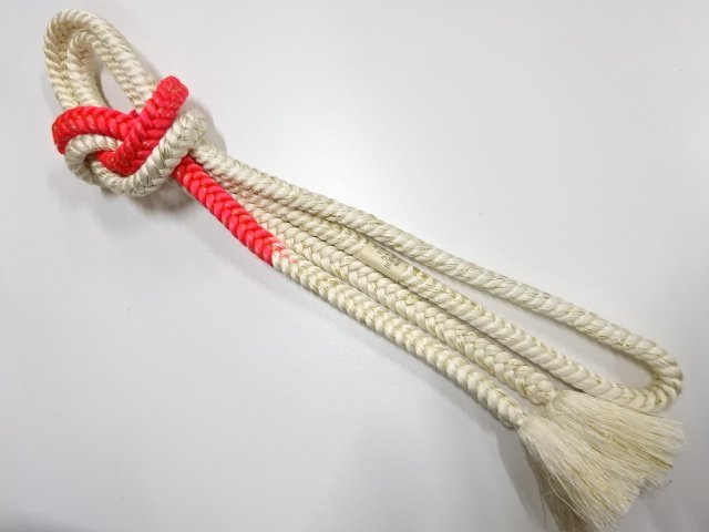 未使用品　正絹　手組帯締め
