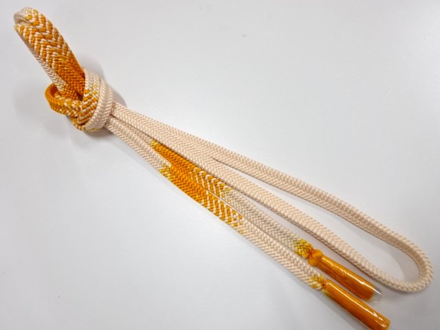 未使用品　正絹　手組帯締め