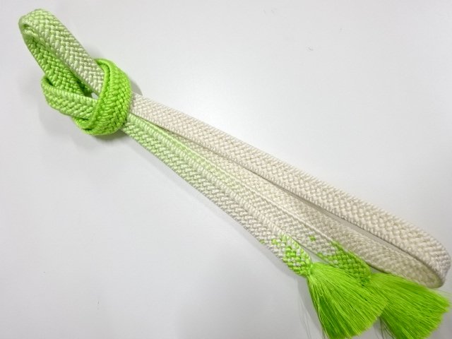 未使用品　正絹　手組帯締め