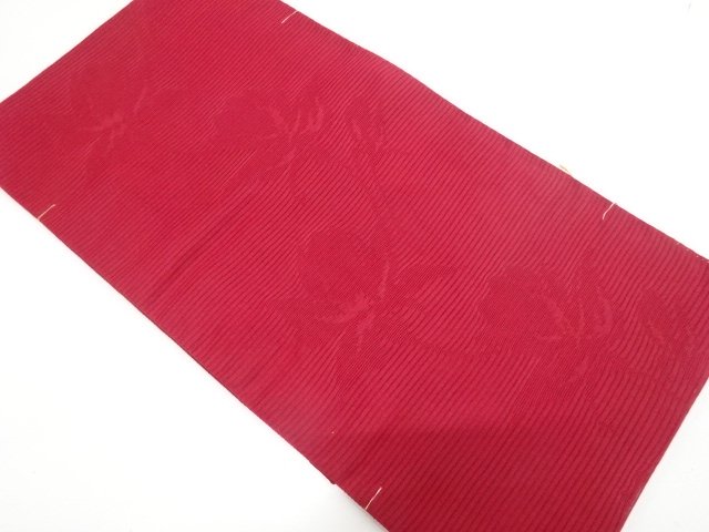 未使用品　絽　花模様織り出し　名古屋帯