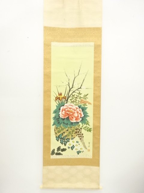 JAPANESE COLLECTIBLE / BY SUIHō: “FOUR SEASONS FLOWER PAINTING / ” HAN