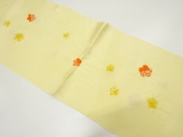 正絹　絞り　帯揚げ