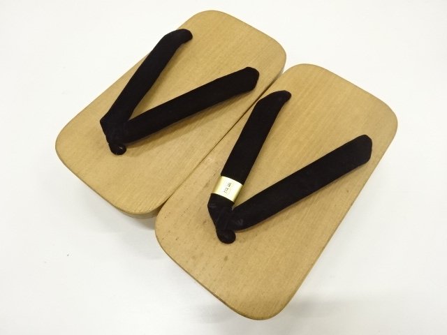 JAPANESE KIMONO / UNUSED MENS PAULOWNIA GETA (24 CM) FOR MEN