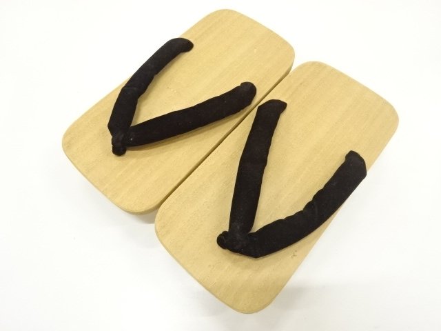 JAPANESE KIMONO / UNUSED MENS GETA (24 CM) FOR MEN