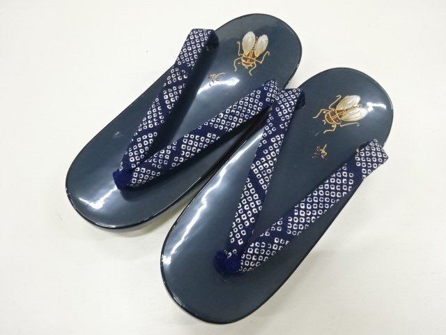 未使用品　男児桐下駄(19.5センチ)