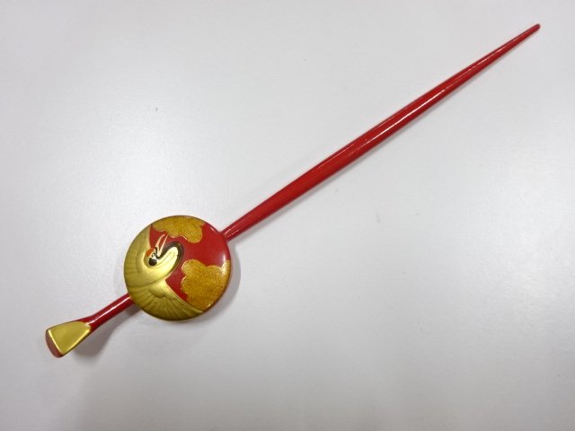 アンティーク　漆塗り蒔絵　簪