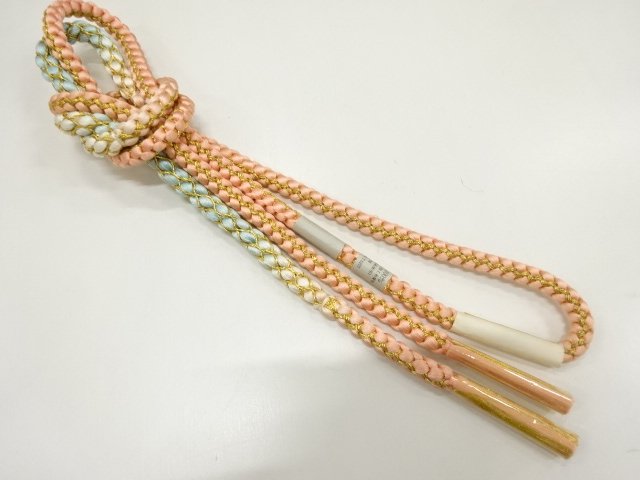 未使用品　正絹　手組帯締め