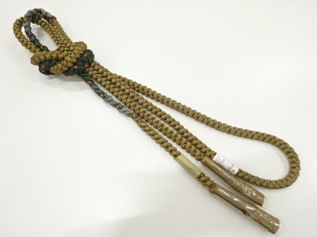 未使用品　正絹　手組帯締め
