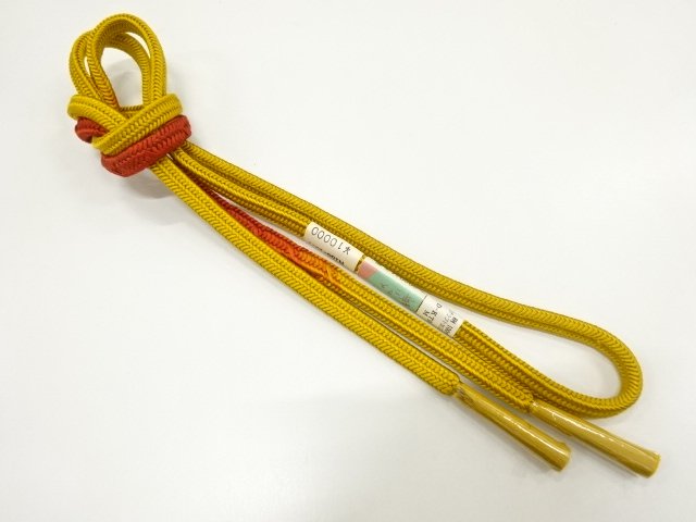 未使用品　正絹　手組帯締め