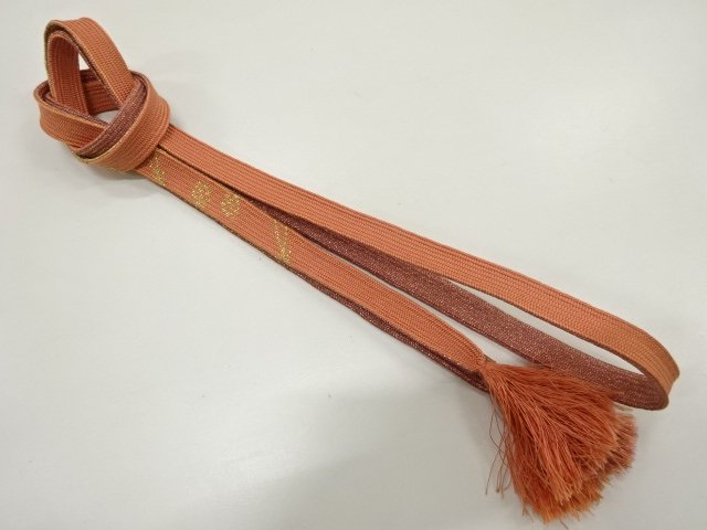 JAPANESE KIMONO / HANDTIED OBIJIME CORD