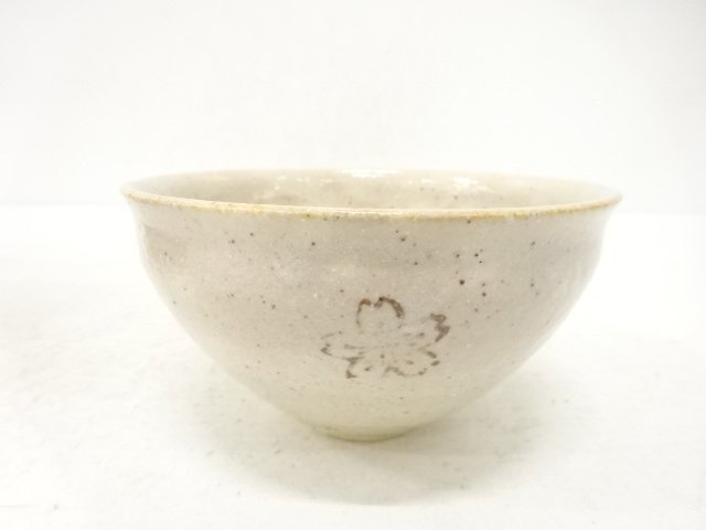 作家物　桜文　茶碗(保護箱付)