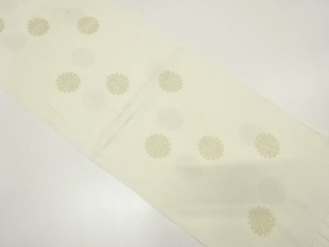 未使用品　正絹　金糸　帯揚げ