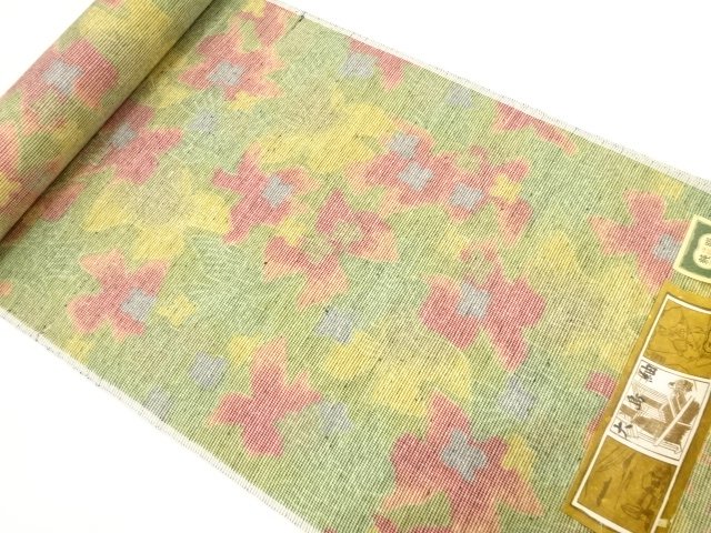 アンティーク　正絹　紬　着尺反物