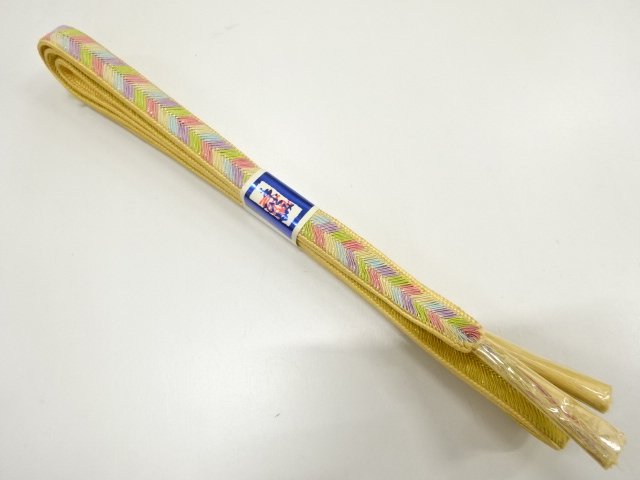 未使用品　正絹　手組帯締め