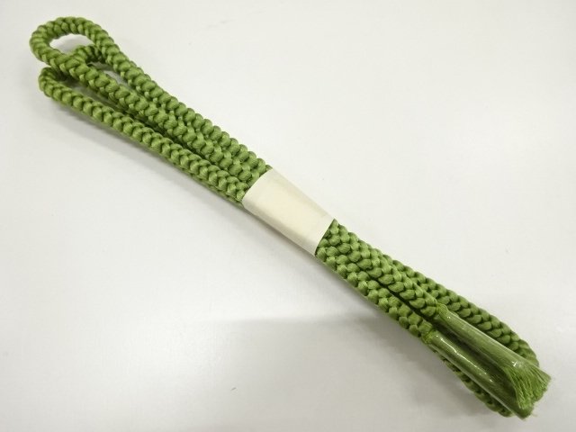 未使用品　正絹　手組帯締め