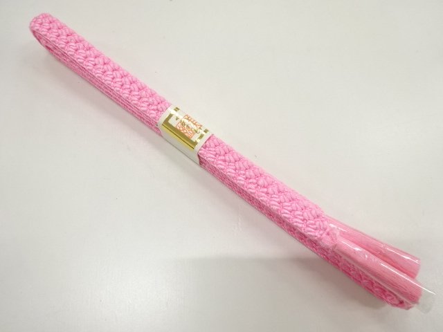 未使用品　正絹　手組帯締め