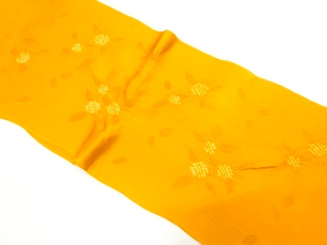 JAPANESE KIMONO / UNUSED SHIBORI OBIAGE