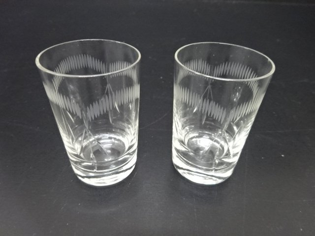JAPANESE COLLECTIBLE / PAIR OF SHOT GLASSES