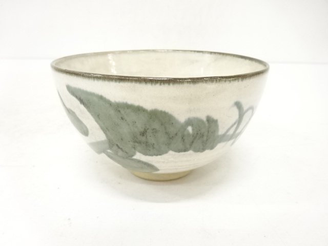 JAPANESE COLLECTIBLE / KYOTO-YAKI / YOSHIFUMI-Zō / GLAZED TEA BOWL