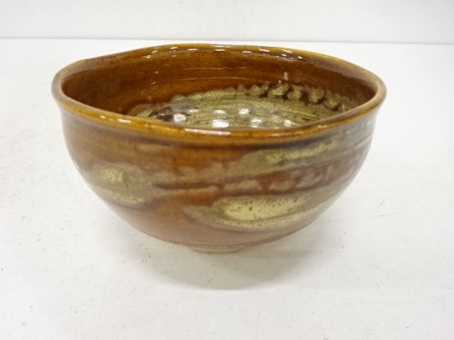 JAPANESE COLLECTIBLE / KYOTO WARE / YOSHINZO ASAMI / BRUSH-STROKE TEAC