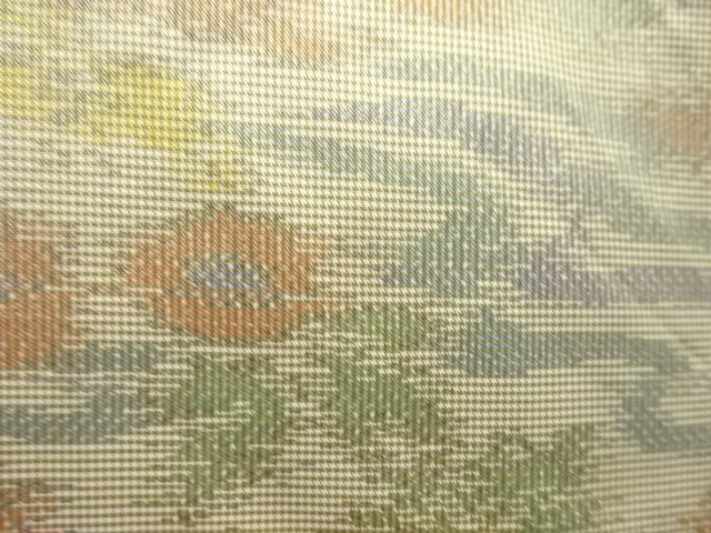 JAPANESE KIMONO / ANTIQUE AUTHENTIC OSHIMA TSUMUGI KIMONO / WOVEN FLOW