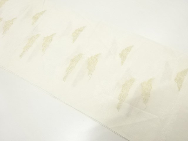 JAPANESE KIMONO / ITEM UNUSED TANGO CHIRIMEN GOLD THREAD OBIAGE