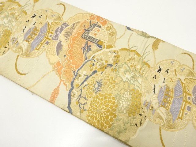JAPANESE KIMONO / ANTIQUE DECORATIVE PLATE / CHINESE LANDSCAPE / FLORA