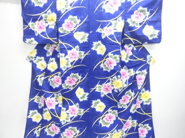 JAPANESE KIMONO / YUKATA / FLOWER & FURIN BELL
