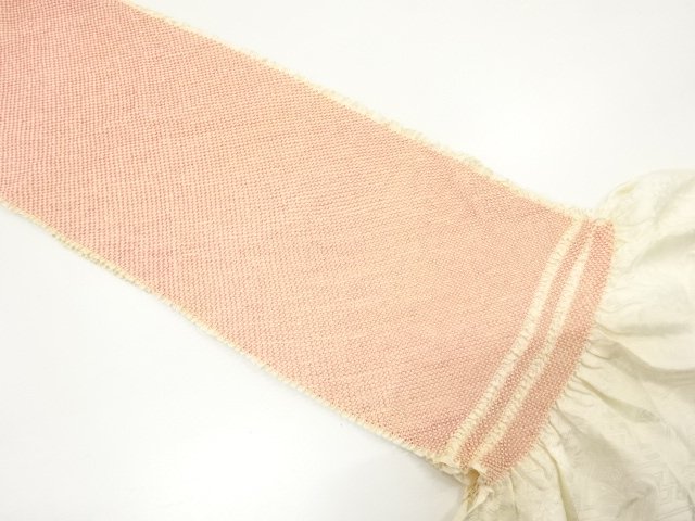 JAPANESE KIMONO / OBIAGE FOR FURISODE / SILK / SHIBORI