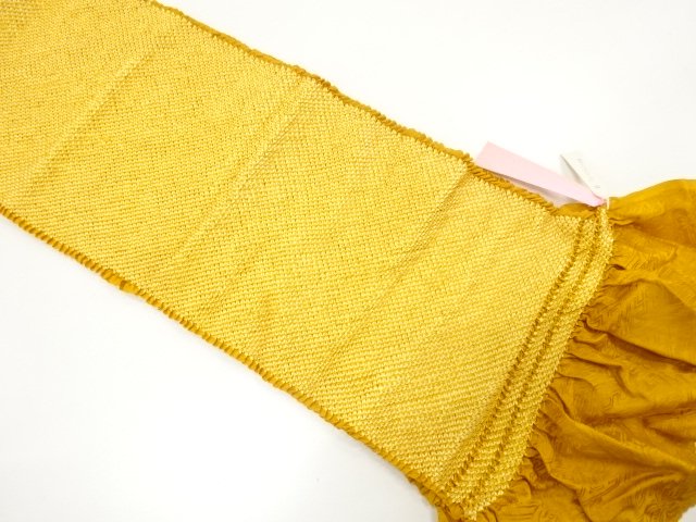 JAPANESE KIMONO / OBIAGE FOR FURISODE / SILK / SHIBORI