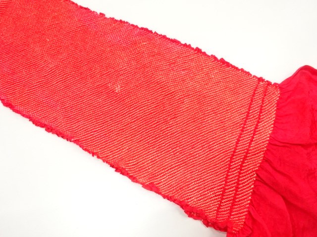 JAPANESE KIMONO / OBIAGE FOR FURISODE / SILK / SHIBORI