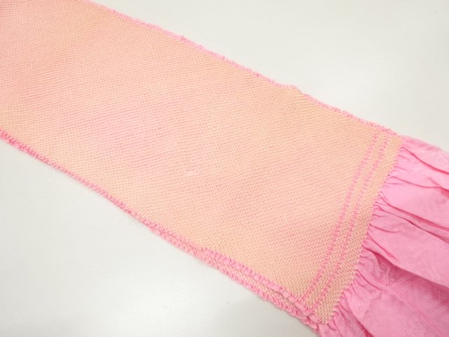 JAPANESE KIMONO / OBIAGE FOR FURISODE / SILK / SHIBORI