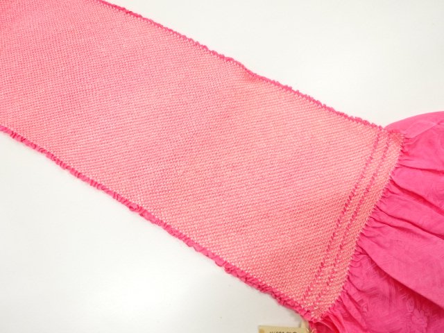 JAPANESE KIMONO / OBIAGE FOR FURISODE / SILK / SHIBORI