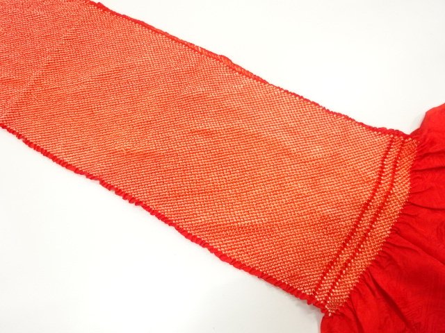 JAPANESE KIMONO / OBIAGE FOR FURISODE / SILK / SHIBORI
