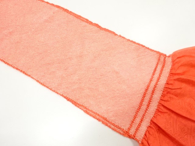 JAPANESE KIMONO / OBIAGE FOR FURISODE / SILK / SHIBORI