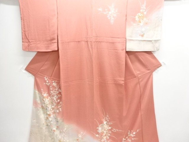 JAPANESE KIMONO / HOMONGI / SNOWFLAKE & FLOWER