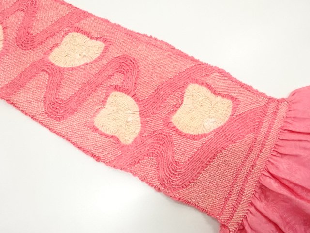 正絹　絞り振袖用帯揚げ