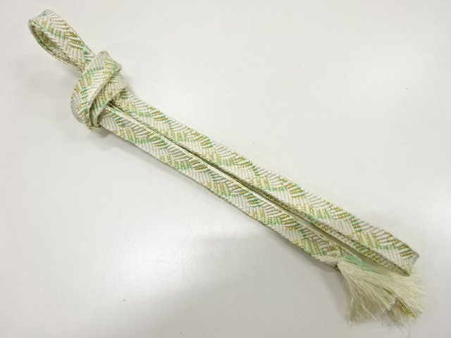 正絹　手組帯締め