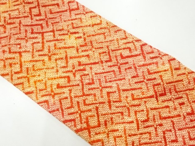 JAPANESE KIMONO / ANTIQUE NAGOYA OBI / SILK / ALL SHIBORI / SAYAGATA