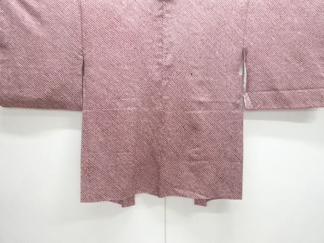アンティーク　本総絞り小豆模様絵羽織