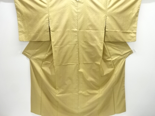 JAPANESE KIMONO / OSHIMA TSUMUGI / WOVEN DIAGONAL STRIPE / 7MARUKI